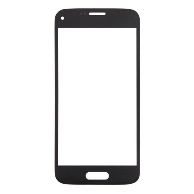 Replacement Front Glass For Samsung Galaxy S5 Mini Duos Blue Grey By - Maxbhi Com