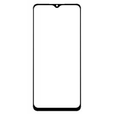 Replacement Front Glass For Oppo A78 Black By - Maxbhi Com