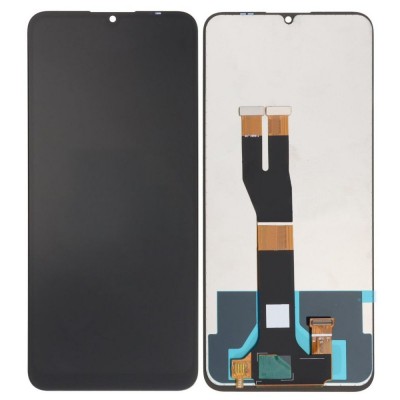 LCD with Touch Screen for Nokia C31 Black