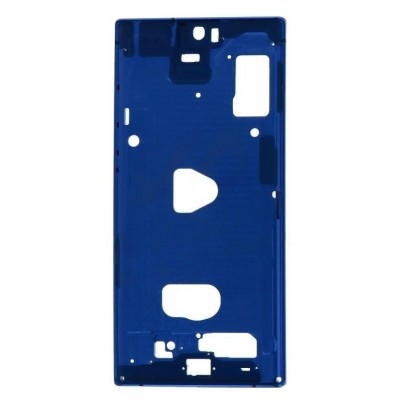 Lcd Frame Middle Chassis For Samsung Galaxy Note 10 Light Blue By - Maxbhi Com