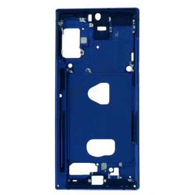 Lcd Frame Middle Chassis For Samsung Galaxy Note 10 Light Blue By - Maxbhi Com