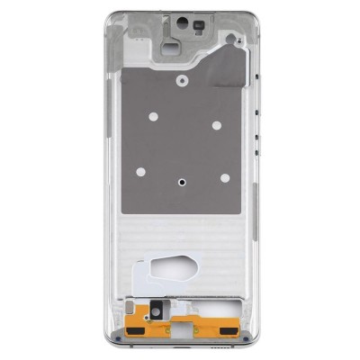Lcd Frame Middle Chassis For Samsung Galaxy S20 Ultra White By - Maxbhi Com