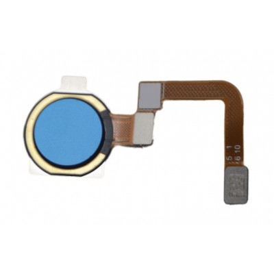 Fingerprint Sensor Flex Cable For Realme Q Blue By - Maxbhi Com