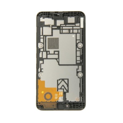 Lcd Frame Middle Chassis For Nokia Lumia 530 Rm1017 Orange By - Maxbhi Com