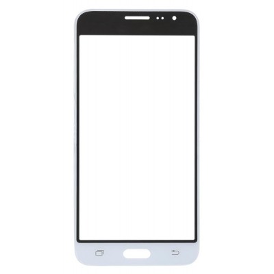 Replacement Front Glass For Samsung Galaxy J3 2016 White By - Maxbhi Com
