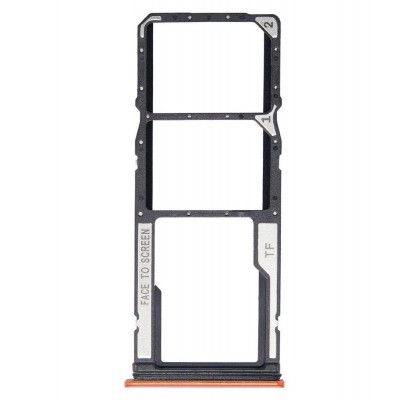 Sim Card Holder Tray For Xiaomi Redmi 9t Orange - Maxbhi Com