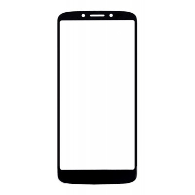 Replacement Front Glass For Moto G6 Play Grey By - Maxbhi Com