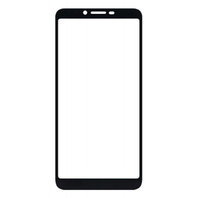 Replacement Front Glass For Tecno Camon Iclick In6 Black By - Maxbhi Com