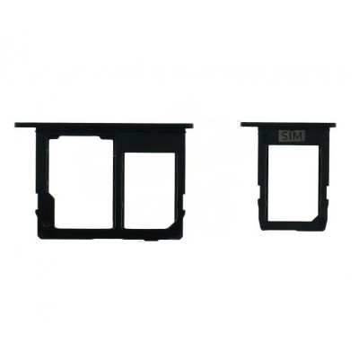 Sim Card Holder Tray For Samsung Galaxy On6 Black - Maxbhi Com