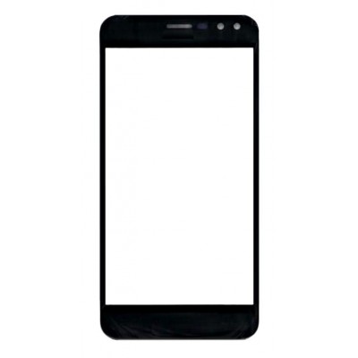 Replacement Front Glass For Lava Z70 Black By - Maxbhi Com