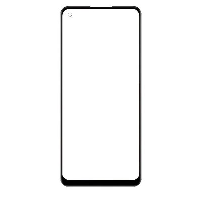 Replacement Front Glass For Oppo F21s Pro Black By - Maxbhi Com