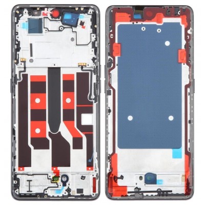 Lcd Frame Middle Chassis For Oppo Reno 8t 5g Black By - Maxbhi Com