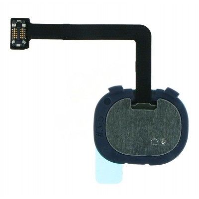 Fingerprint Sensor Flex Cable For Samsung Galaxy M30 Black By - Maxbhi Com