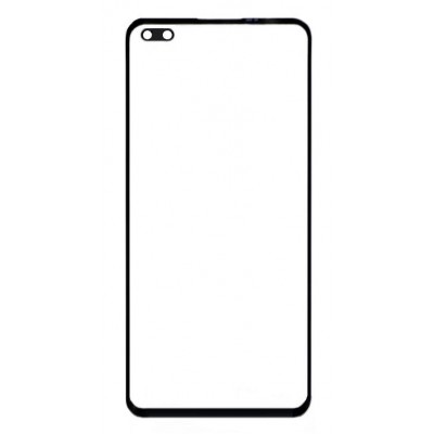 Replacement Front Glass For Realme X50 Pro 5g Red By - Maxbhi Com