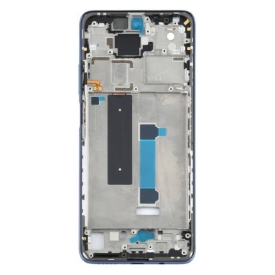 Lcd Frame Middle Chassis For Xiaomi Redmi Note 9 Pro 5g Grey By - Maxbhi Com
