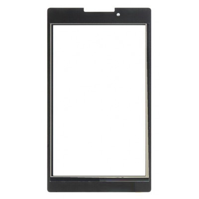 Replacement Front Glass For Lenovo Tab 2 A730 Black By - Maxbhi Com