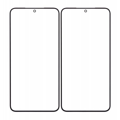 Replacement Front Glass For Samsung Galaxy S23 5g Cream By - Maxbhi Com