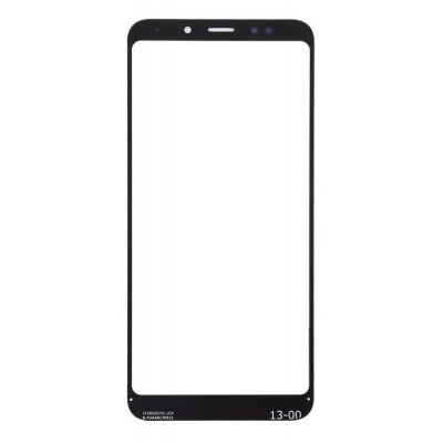 Replacement Front Glass For Xiaomi Redmi Note 5 Plus Black By - Maxbhi Com