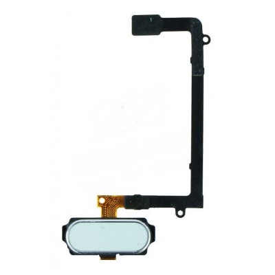 Fingerprint Sensor Flex Cable For Samsung Galaxy S6 Edge White By - Maxbhi Com