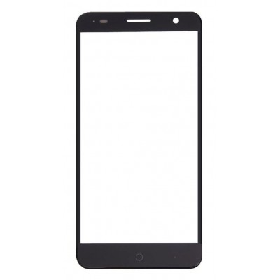 Replacement Front Glass For Zte Blade V7 Black By - Maxbhi Com