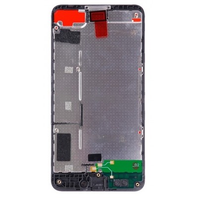 Lcd Frame Middle Chassis For Nokia Lumia 635 Rm974 Orange By - Maxbhi Com