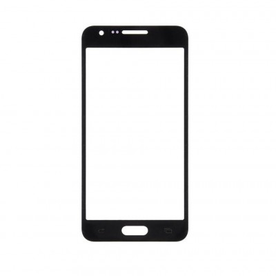 Replacement Front Glass For Samsung Galaxy A3 A300m Black By - Maxbhi Com