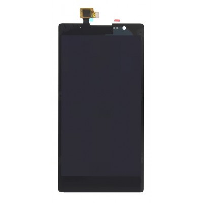 Lcd With Touch Screen For Lenovo P90 Black By - Maxbhi Com