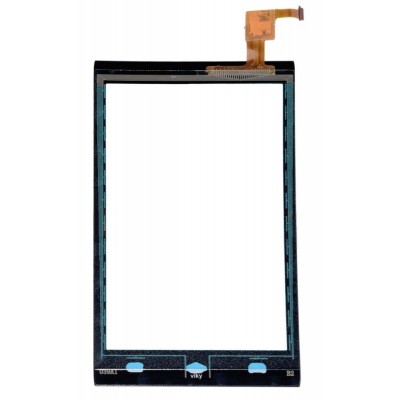 Touch Screen Digitizer For Intex Aqua 4x Black By - Maxbhi Com