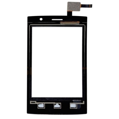 Touch Screen Digitizer For Intex Aqua T5 Grey By - Maxbhi Com