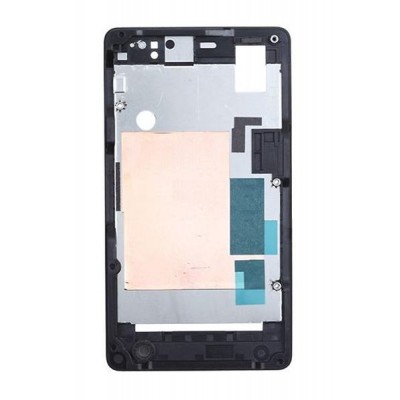 Lcd Frame Middle Chassis For Sony Ericsson Xperia Advance St27a White By - Maxbhi Com