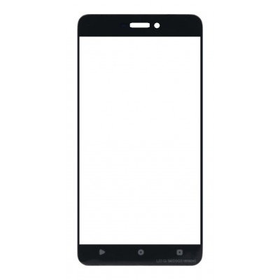 Replacement Front Glass For Gionee S6 Black By - Maxbhi Com