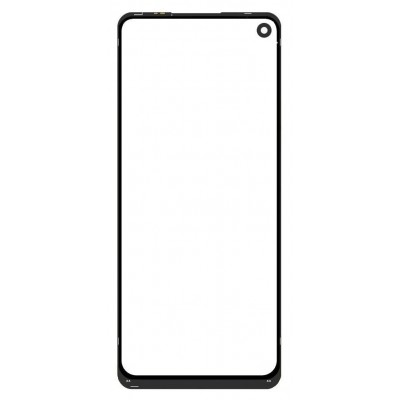 Replacement Front Glass For Realme 7 Pro White By - Maxbhi Com