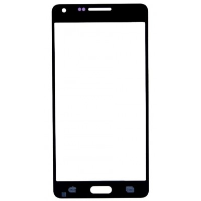 Replacement Front Glass For Samsung Galaxy A5 2014 Black By - Maxbhi Com