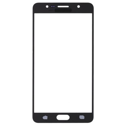 Replacement Front Glass For Samsung Galaxy On Max Black By - Maxbhi Com