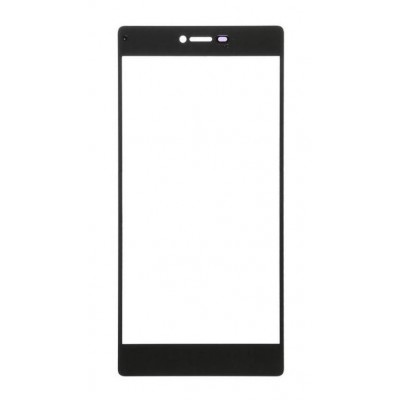 Replacement Front Glass For Huawei Ascend P8 64gb Black By - Maxbhi Com