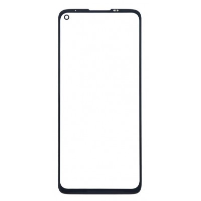 Replacement Front Glass For Motorola Moto G9 Plus Black By - Maxbhi Com