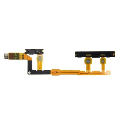 Power Button Flex Cable For Sony Xperia Z3 Compact D5833 On Off Flex Pcb By - Maxbhi Com