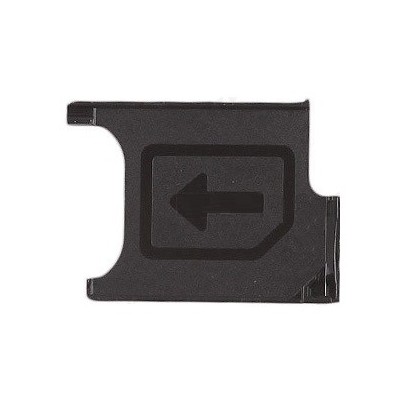 Sim Card Holder Tray For Sony Ericsson Xperia Z2 D6520 Black - Maxbhi Com