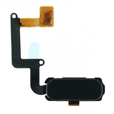 Fingerprint Sensor Flex Cable For Samsung Galaxy A5 2017 Black By - Maxbhi Com