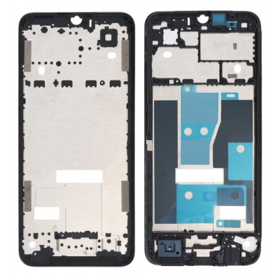 Lcd Frame Middle Chassis For Realme C33 2023 White By - Maxbhi Com