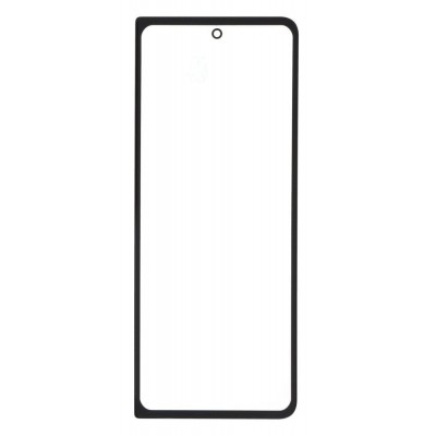Replacement Front Glass For Samsung Galaxy Z Fold4 Black By - Maxbhi Com