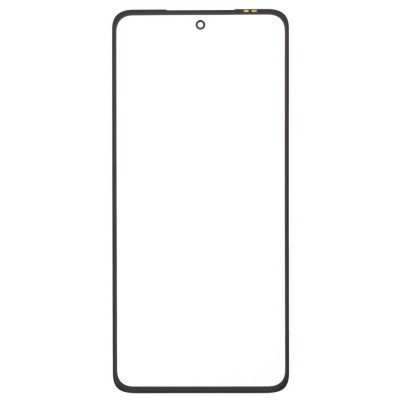 Replacement Front Glass For Motorola Moto G72 Black By - Maxbhi Com