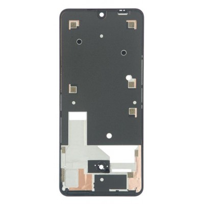 Lcd Frame Middle Chassis For Zte Axon 30 5g Black By - Maxbhi Com
