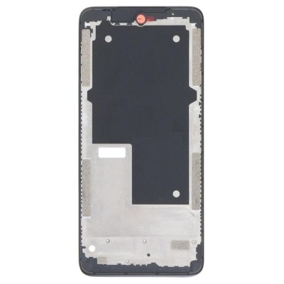 Lcd Frame Middle Chassis For Motorola Moto G82 5g Black By - Maxbhi Com