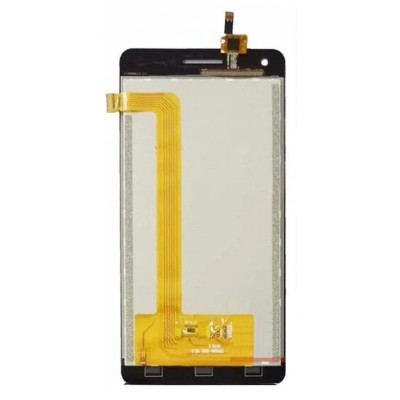 Lcd With Touch Screen For Philips V377 White By - Maxbhi Com