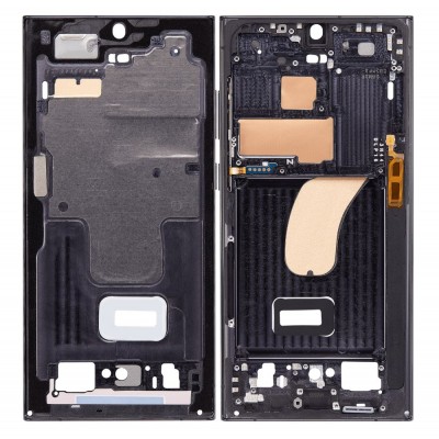 Lcd Frame Middle Chassis For Samsung Galaxy S23 Ultra Graphite By - Maxbhi Com
