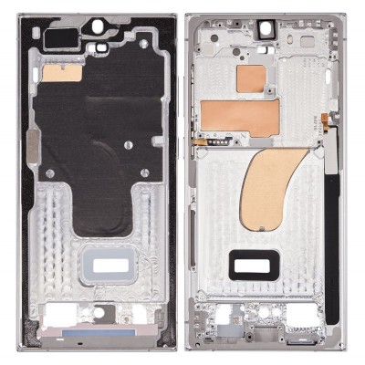 Lcd Frame Middle Chassis For Samsung Galaxy S23 Ultra Light Blue By - Maxbhi Com