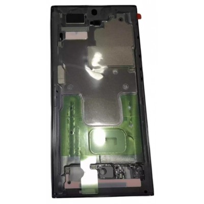 Lcd Frame Middle Chassis For Samsung Galaxy S23 Ultra Lime By - Maxbhi Com