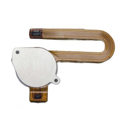 Fingerprint Sensor Flex Cable For Motorola One Fusion Plus White By - Maxbhi Com
