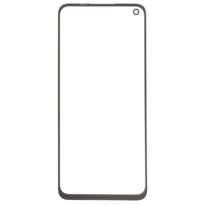 Replacement Front Glass For Realme 9i Blue By - Maxbhi Com